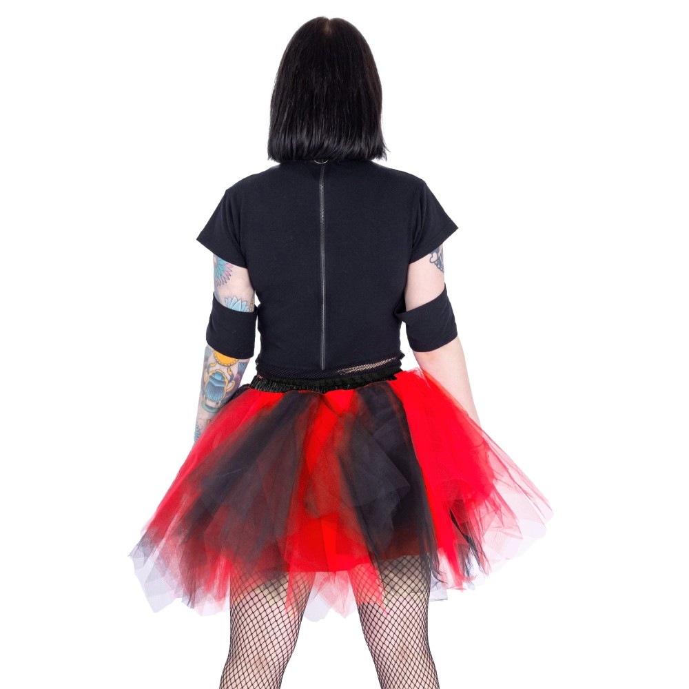 Poizen Industries - Caelia Tutu - Zwart/Rood
